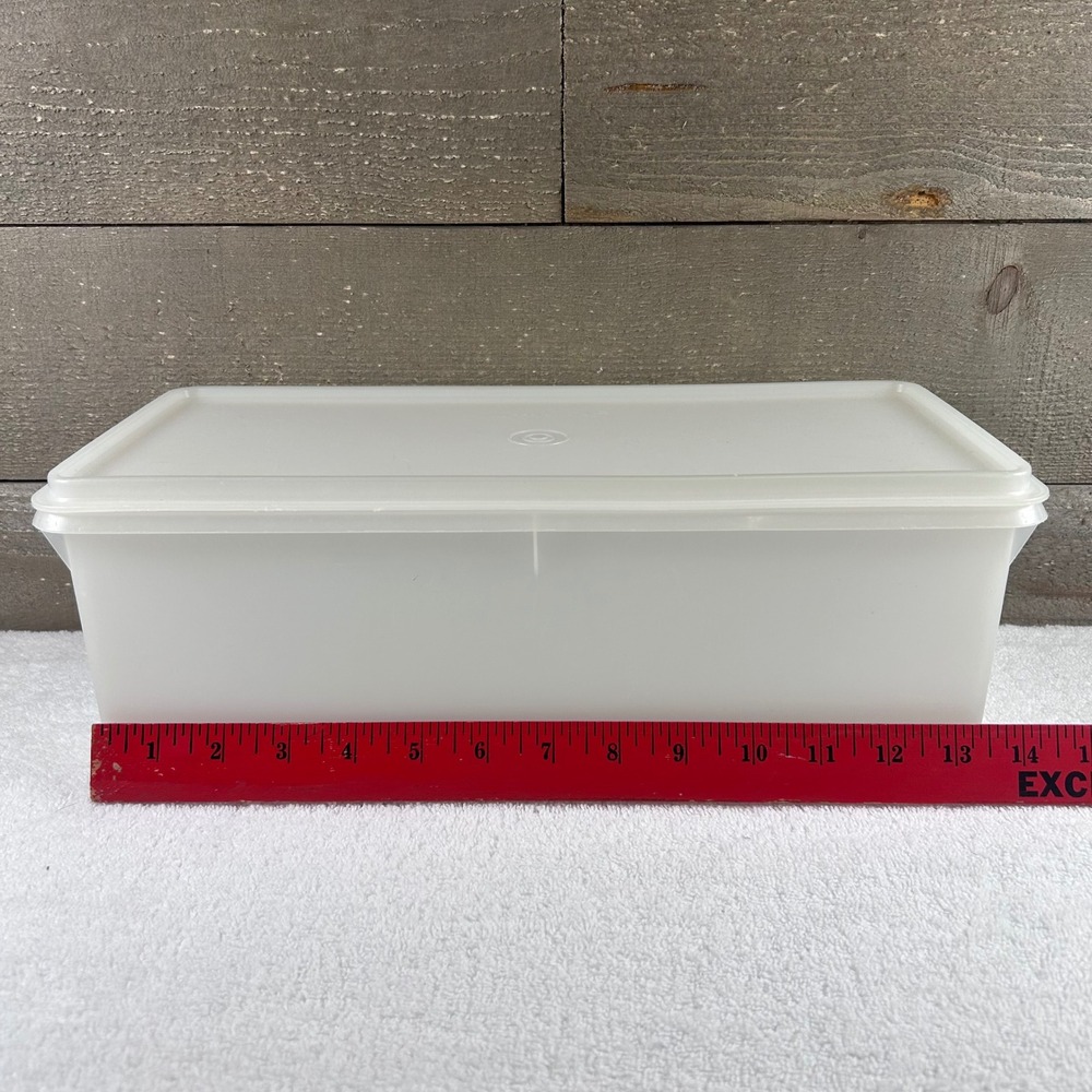 Tupperware Storage Container Box Bin Large Clear Lid Food Kitchen Organizer